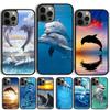 Морское животное милый дельфин Чехол для телефона Для iPhone 17 Air 13 12 14 15 16 Чехол Для Apple 14 15 16 Pro Max Plus