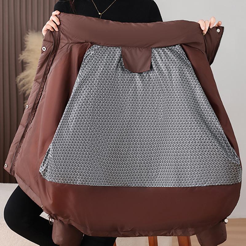 Fashion Woman Parkas Winter Short Coat Hooded Thick Warm Elegant Women's Jackets