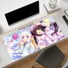 Игровой коврик для мыши NekoParaN Нескользящий с блокировкой края Настольный коврик Аксессуары для ПК и ноутбуков Резиновый Большой игровой ковер XXL для офисной клавиатуры