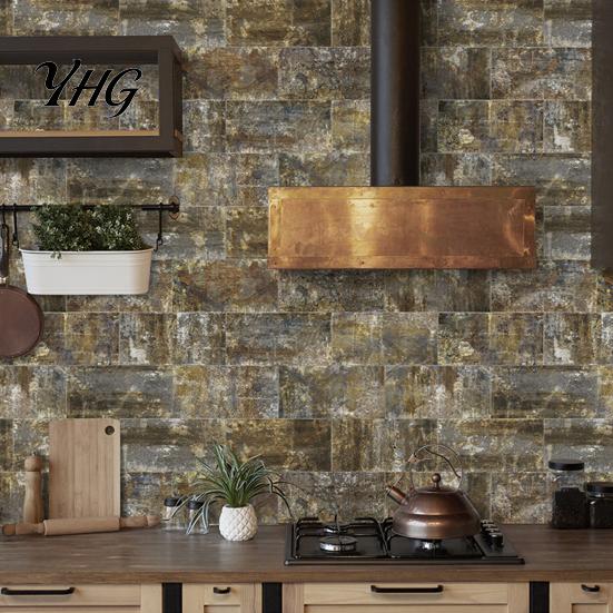 PE Foam Wall Stickers 16Pcs Peel And Stick Backsplash Tile, Waterproof Stickers, Removable Retro Texture Tiles Panels, Self Adhesive Brick Wallpaper