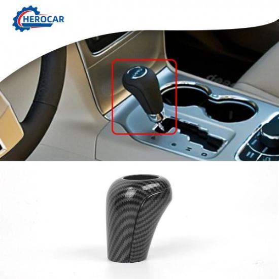 3X Накладка на ручку переключения передач для Jeep Grand Cherokee 2011-13 из углеродного волокна