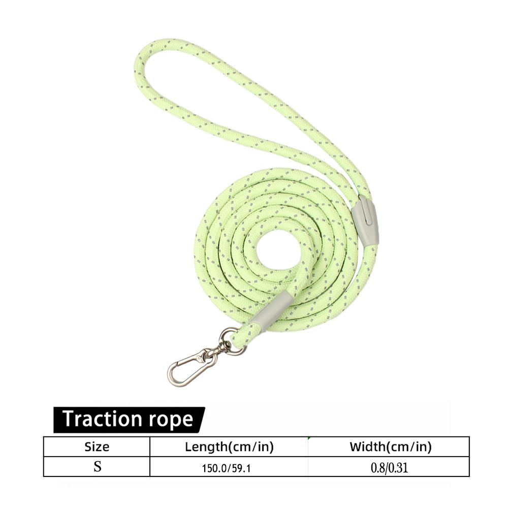 Классический ошейник и поводки для собак, 2 в 1, черная сетчатая веревка P, нейлоновый поводок, регулируемый нескользящий ремень, шлейка для тренировочной собаки, поводок