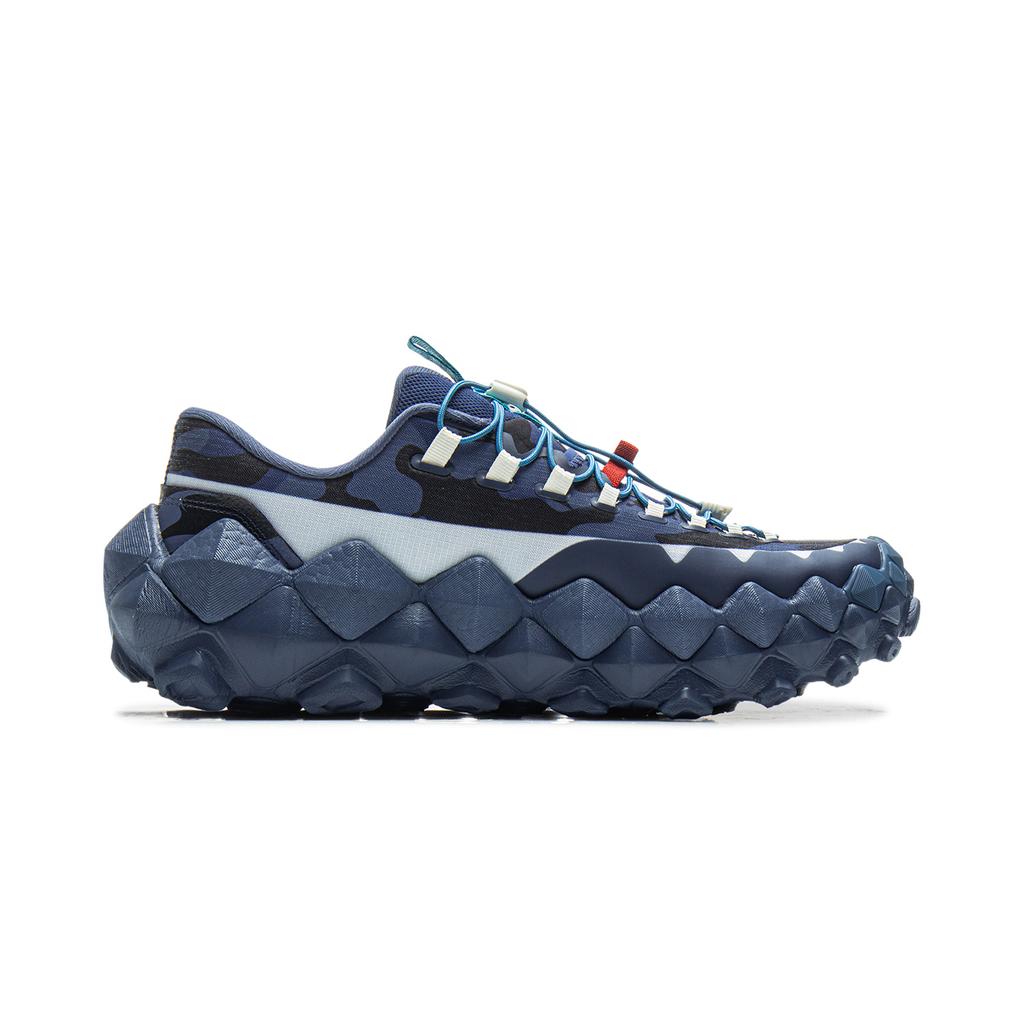 Li Ning Anb X Легкие Высокоэластичные Тренд Спортивные Нескользящие Износостойкие Кроссовки с Низким Верхом Повседневная Обувь Унисекс Повседневная Обувь Синий AZGV113-5