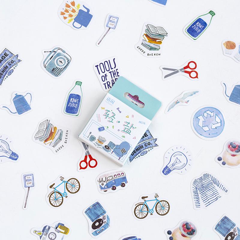 50 шт./упак., милые цветочные плакаты с единорогом, мини-бумажные наклейки, украшение для дневника, этикетка для скрапбукинга, канцелярские принадлежности