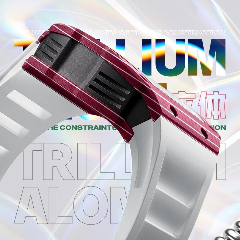 Мужские механические часы Bonest Gatti из светящегося углеродного волокна