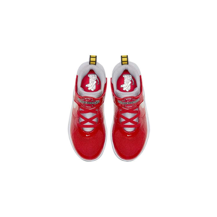Nike Детские баскетбольные кроссовки Team Hustle D 9 Mid top Красный Цвет для Детей Возрастом 3-7 Лет CQ4278-600