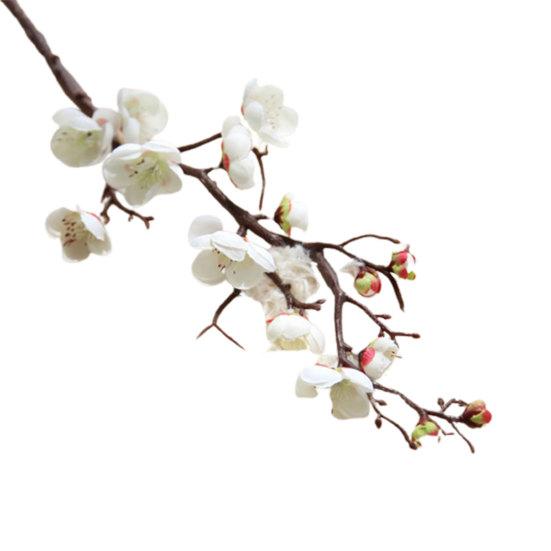 Artificial Flower Exquisite Non-fading Cloth Vivid Simulation Plum Blossom for Wedding