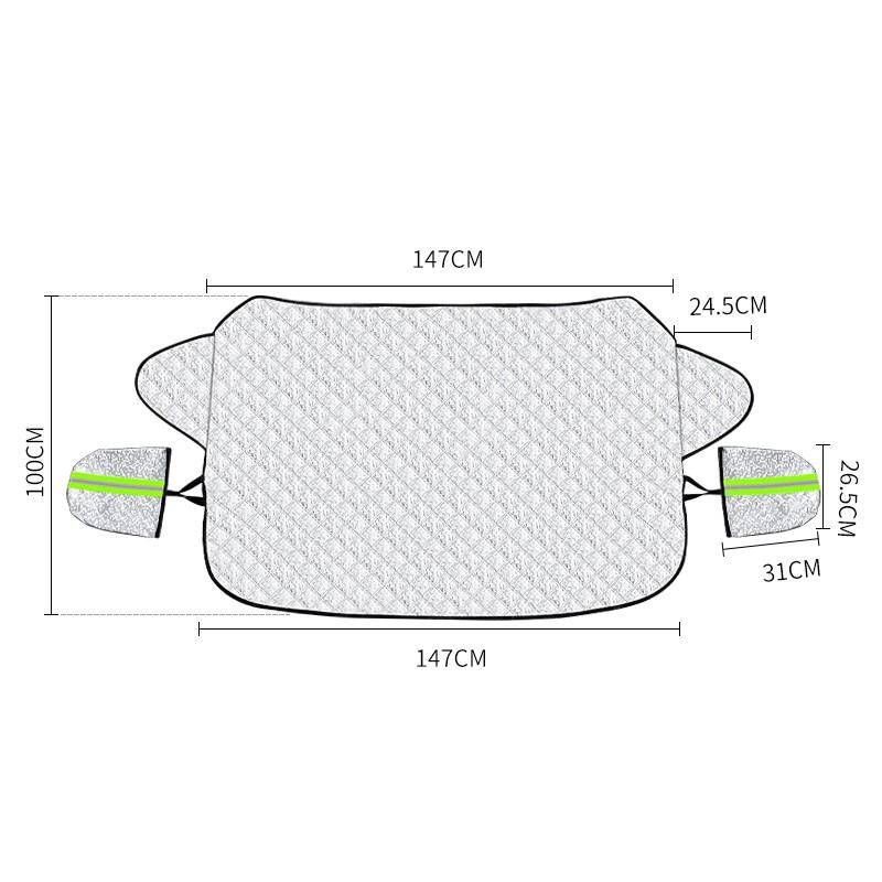 Чехол на лобовое стекло автомобиля, чехол от снега, чехол на лобовое стекло автомобиля, защита от снега, защита от льда, защита переднего окна, внешние автоаксессуары