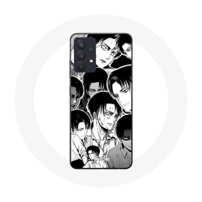 Coque pour Samsung Galaxy A13 5G Attaque des Titans Manga Levi Ackerman