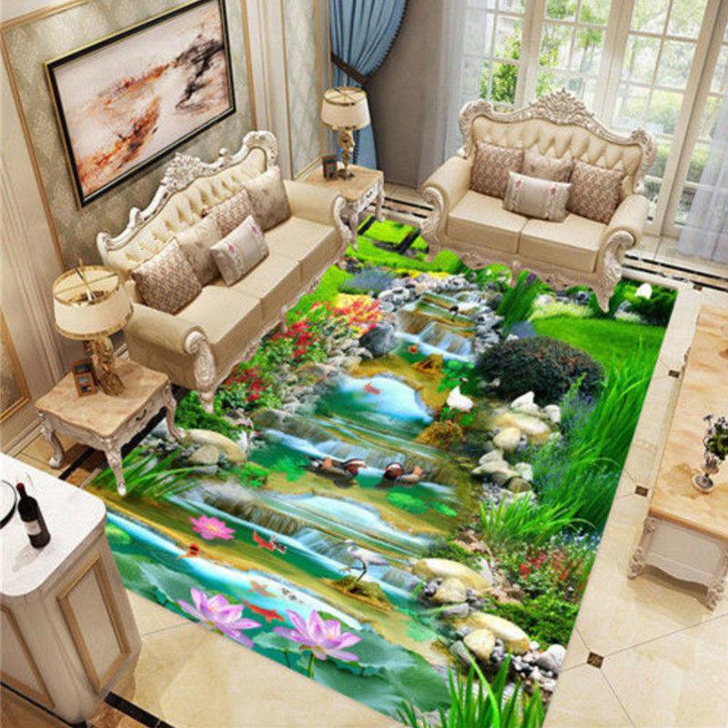 3D Коврик для гостиной Ковер Спальня Полная кровать Прикроватный коврик для ползания Журнальный столик Коврик для входной двери