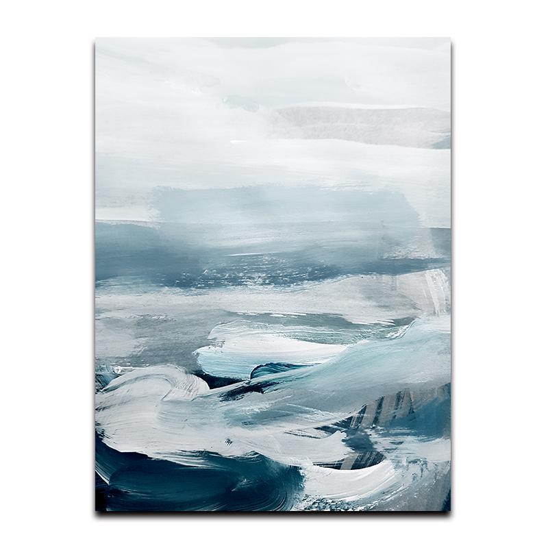 Морская абстрактная картина маслом, принт, настенная художественная картина, холст, картина, плакат, принт, декор, настенные художественные фотографии, украшение для гостиной