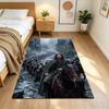 Lord Rings Customized Name Floor Rug Office Rug Design for Balcony Living Rooms Bedrooms Kitchen Antislip Carpet Anime Office Decor