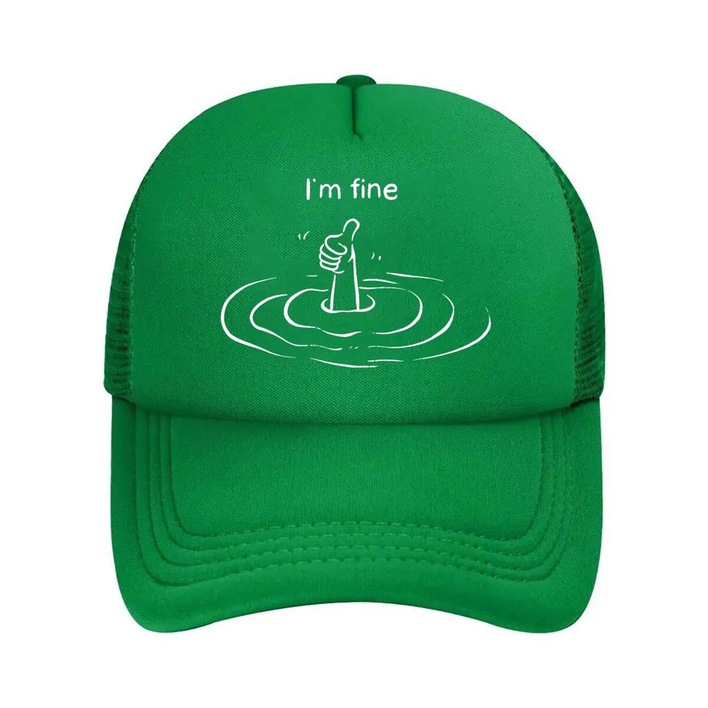 Im Fine Thumb Casual Mesh Baseball Cap Hip Hop