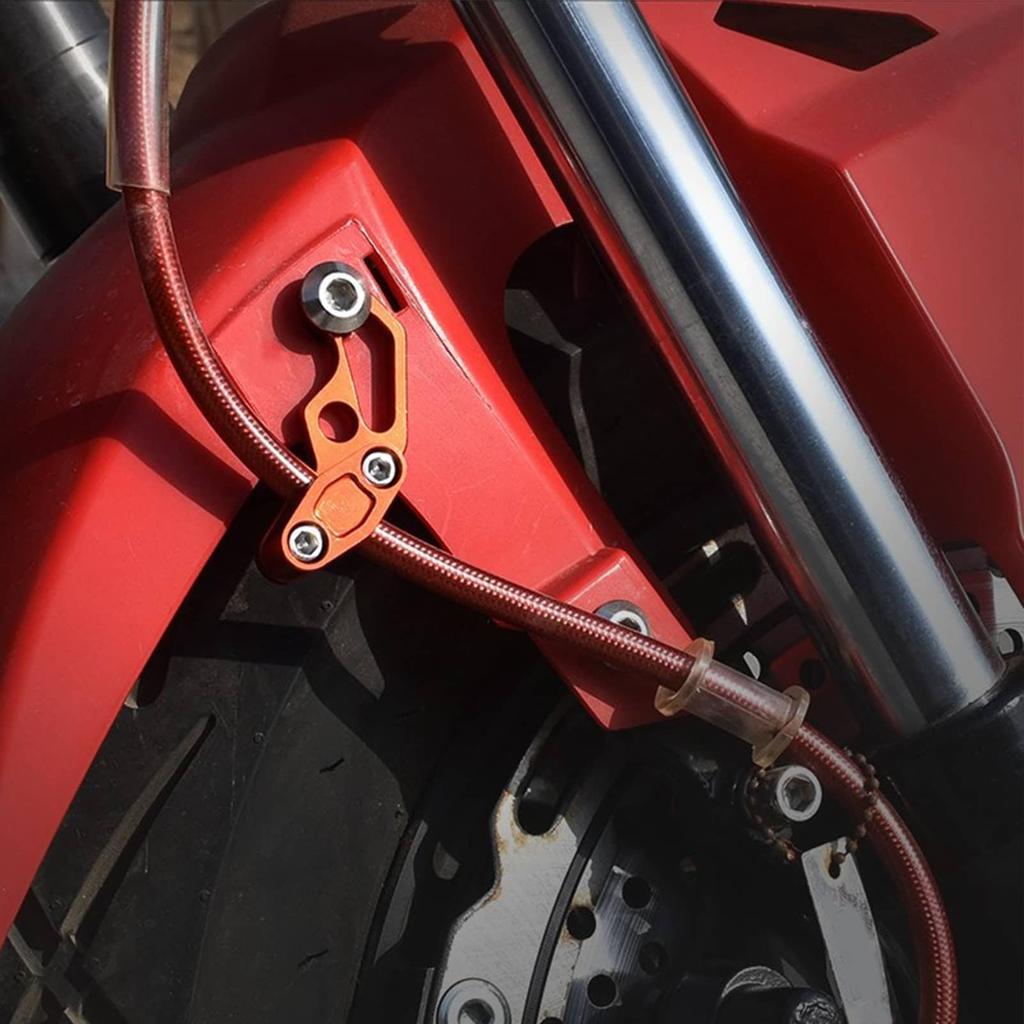 Motorcycle Brake Cable Clamp, Motorcycle Brake Hose Clip - Cable Holder Organizer Motorcycle, Electric