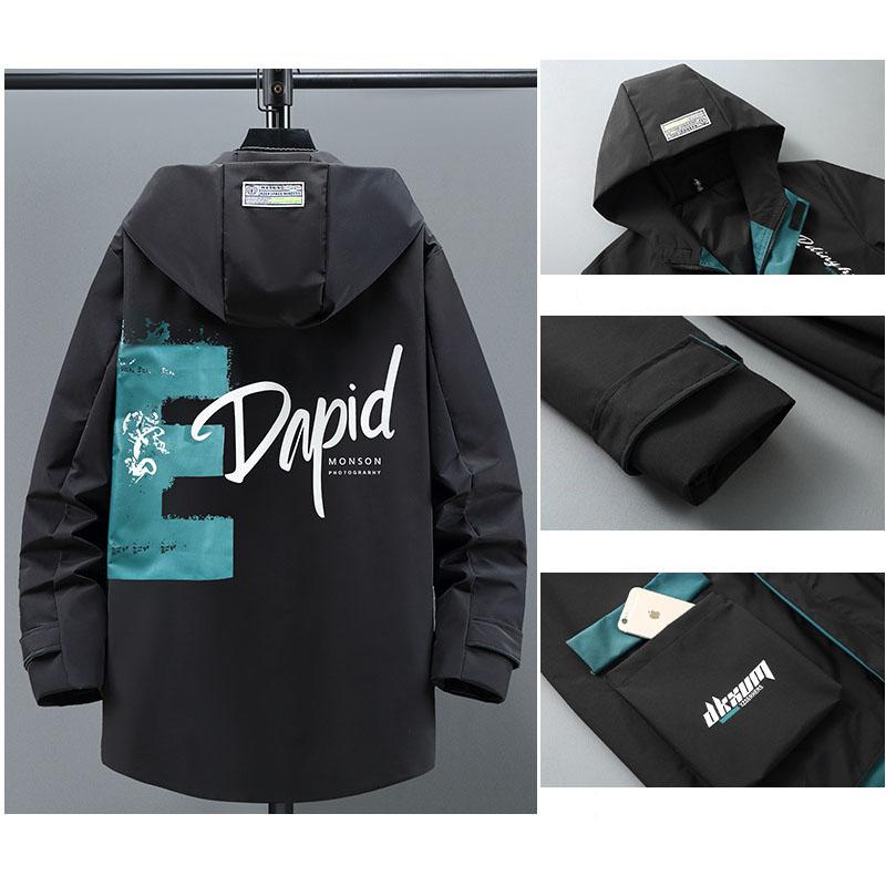 Men's Spring and Autumn Jackets Versatile Casual Plus Size Plus Size Fat Tops Men's Clothes Work Jackets 4XL-10XL