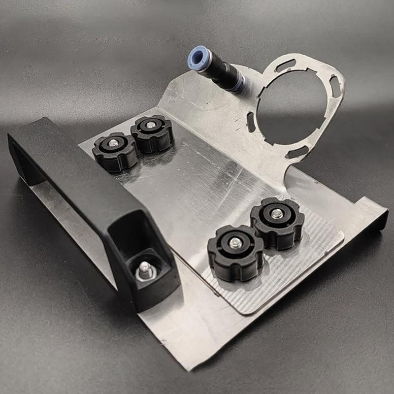 Держатель угловой шлифовальной машины 45 градусов, металлический угловой шлифовальный кронштейн для снятия фаски с плитки, насадка для угловой шлифовальной машины для штукатурных работ, плотницких работ