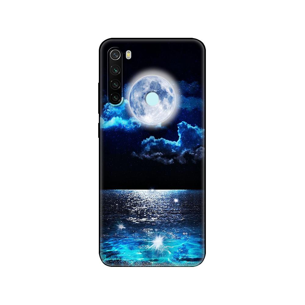 Чехол для xiaomi Redmi Note 8T, мягкий силиконовый чехол для xiaomi Redmi Note 8, чехол T Fundas для Redmi Note 8 PRO, черный чехол из ТПУ