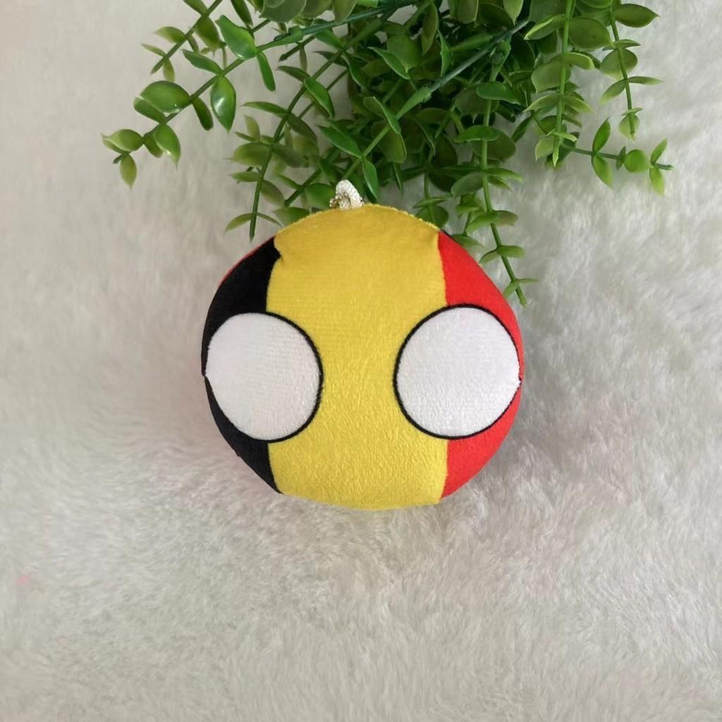 Пушистый кристальный супермягкий плюшевый брелок с флагом Аргентины, оптом 10 см