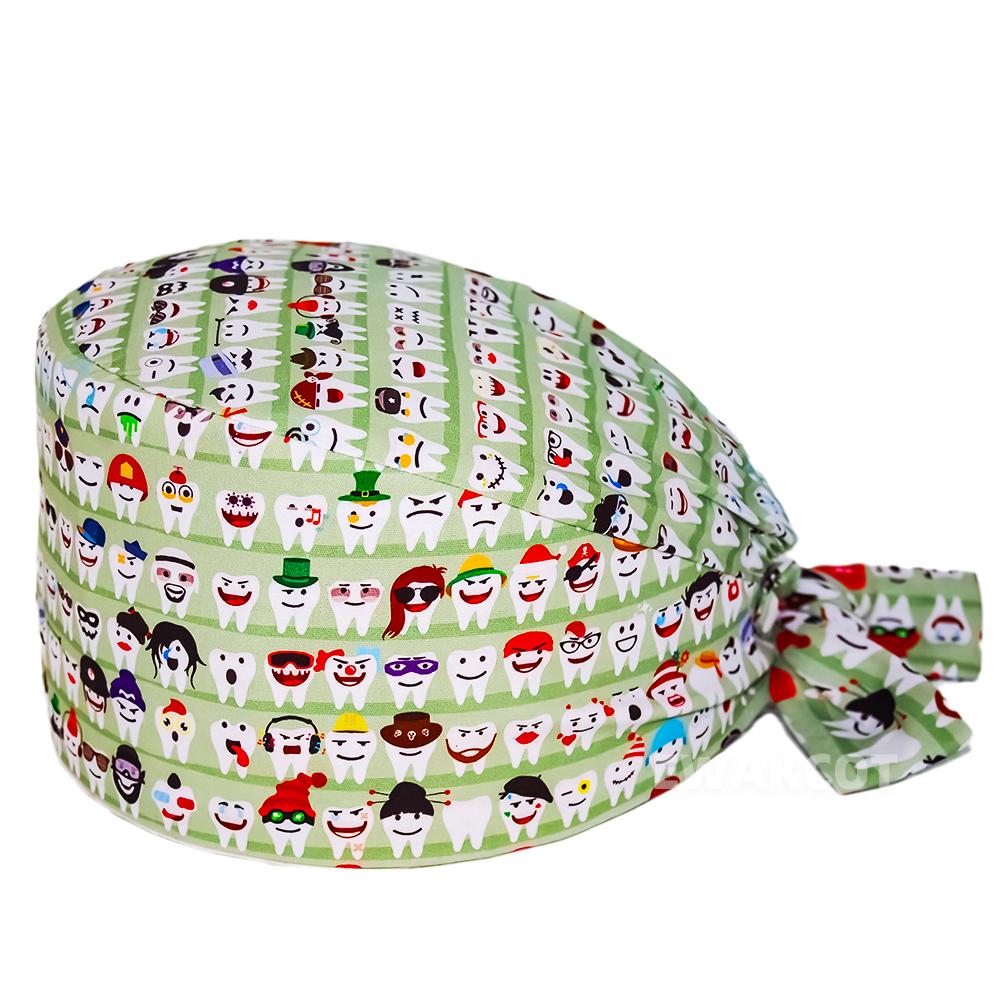 Новая мягкая кепка из хлопка, регулируемая шапка с героями мультфильмов, шапка для лабораторной работы, хирургическая шапка, аптека, аксессуары для ухода за стоматологом, шапочки-скрабы