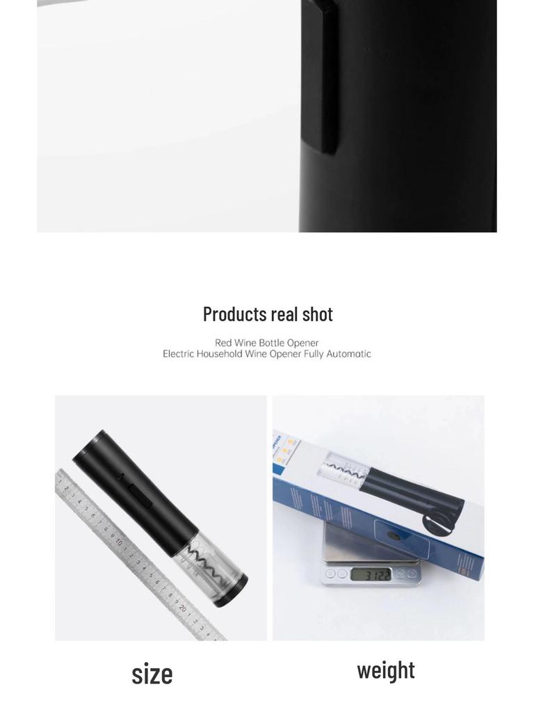 Набор электрического штопора - Автоматический, Перезаряжаемый и Бесшумный