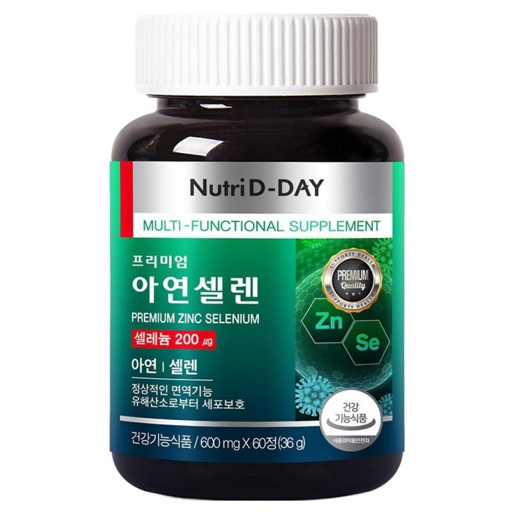 NutriDDay Премиум Цинк Селен 36 г 1 шт 60 таблеток
