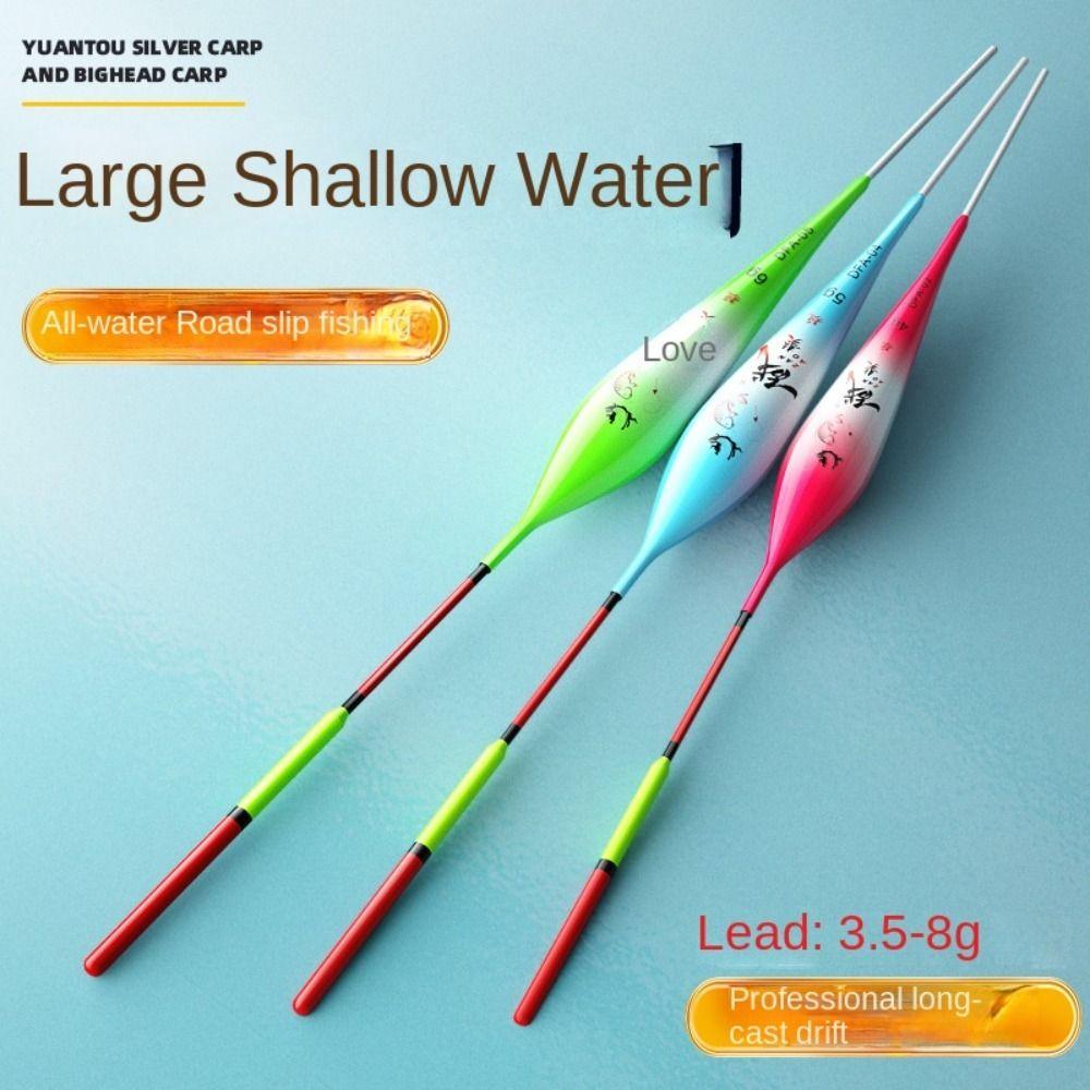 2pcs Slip Drift Tube Rocky Fishing Lure Float Eye-catching Triangle Tail Fishing Float  Fishing
