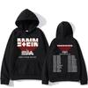 European Tour 2025 Hoodies Rock Band Streetwear Hip Hop Women's Sportswear Pattern Clothing Soft Hooded Hoodies