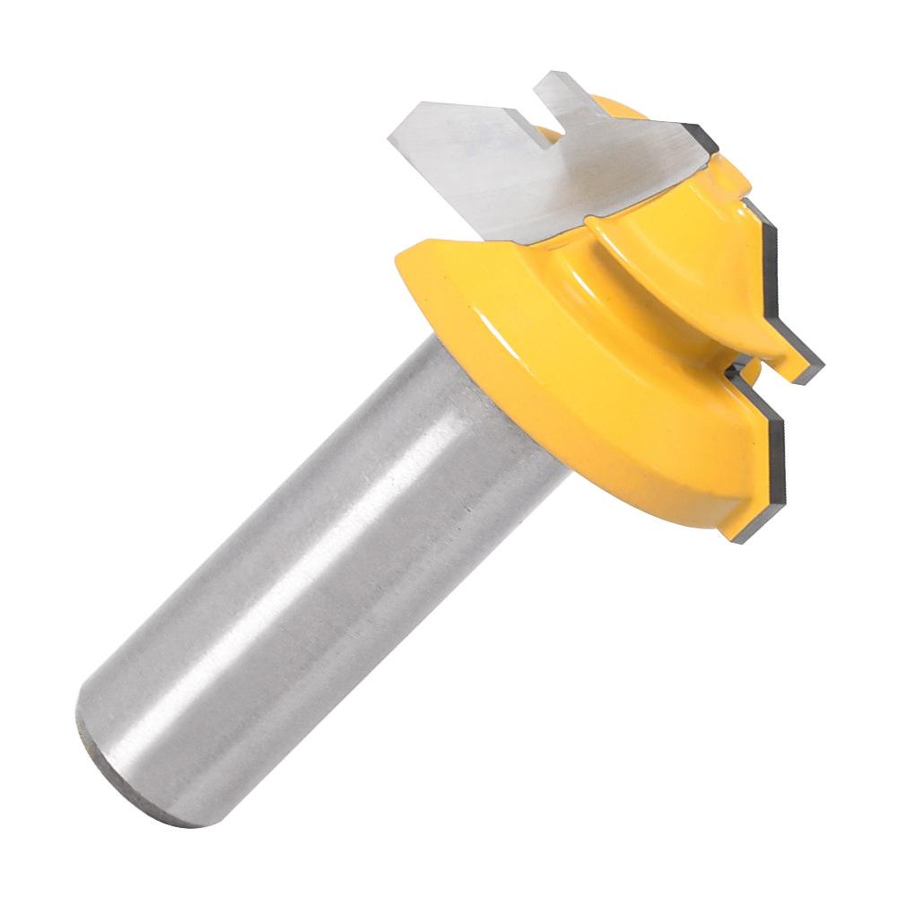 3-Piece Set Of 45-Degree Mortise Knife + 3-Tooth T-Shaped Mortise Knife 1/2 Handle 12Mm Handle Puzzle Knife Floor Knife Mortise Knife