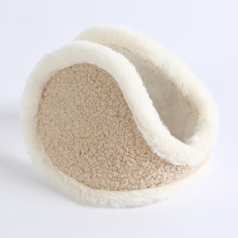 Winter Plush Earmuffs for Men and Women, Warm Ear Covers with Earpiece Option, Student Ear Warmers