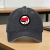 Antifa Anarcho Washed Baseball Cap  Casual Sun Trucker Hat Summer Couple Women Kpop Rock Snapback Cap