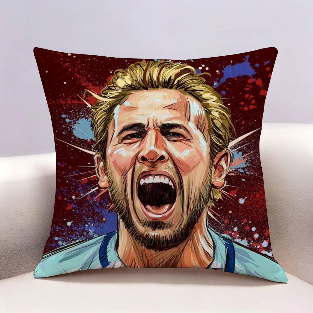 HHarry Kane football Doublesided print Pillow Case for Sofa Living Room Home office Decor Protective Cover