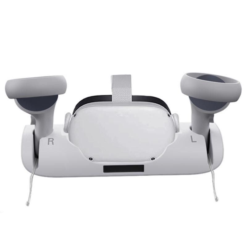 Зарядная док-станция, подставка для гарнитуры, стойка для хранения контроллера, совместимая с очками Oculus Quest2 Vr