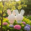 Soft Stuffed Rabbit Doll Pendant Long Ear Stuffed Bag Charm Cartoon Backpack Pendant  Backpack