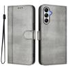 For Samsung Galaxy A14 4G/Galaxy A14 5G Cases Wallet Stand Retro Texture Leather Phone Cover with Lanyard
