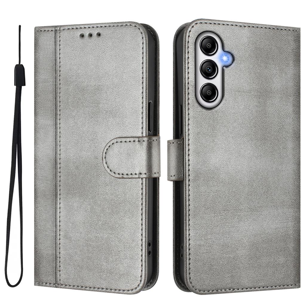 For Samsung Galaxy A14 4G/Galaxy A14 5G Cases Wallet Stand Retro Texture Leather Phone Cover with Lanyard