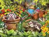 Full Diamond Squareround Kit Painting Hedgehog Mushroom Basket Embroidery Animal Fruit Mosaic Home Decor