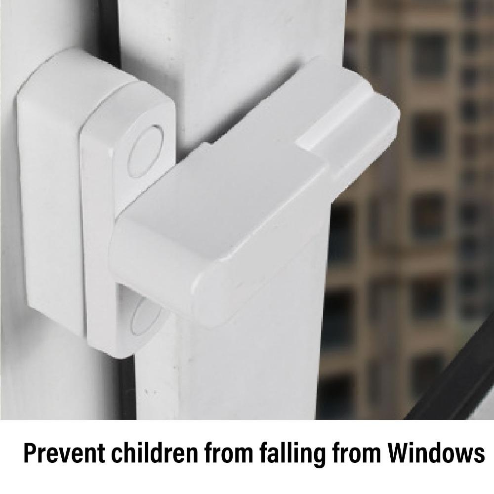 T-Type Window Sash Lock Easy Installation Window Latch Safety Sliding Window Lock Home