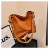 Deerskin Large Capacity Spring 2024 Trendy Simple Solid Color Tote Bag