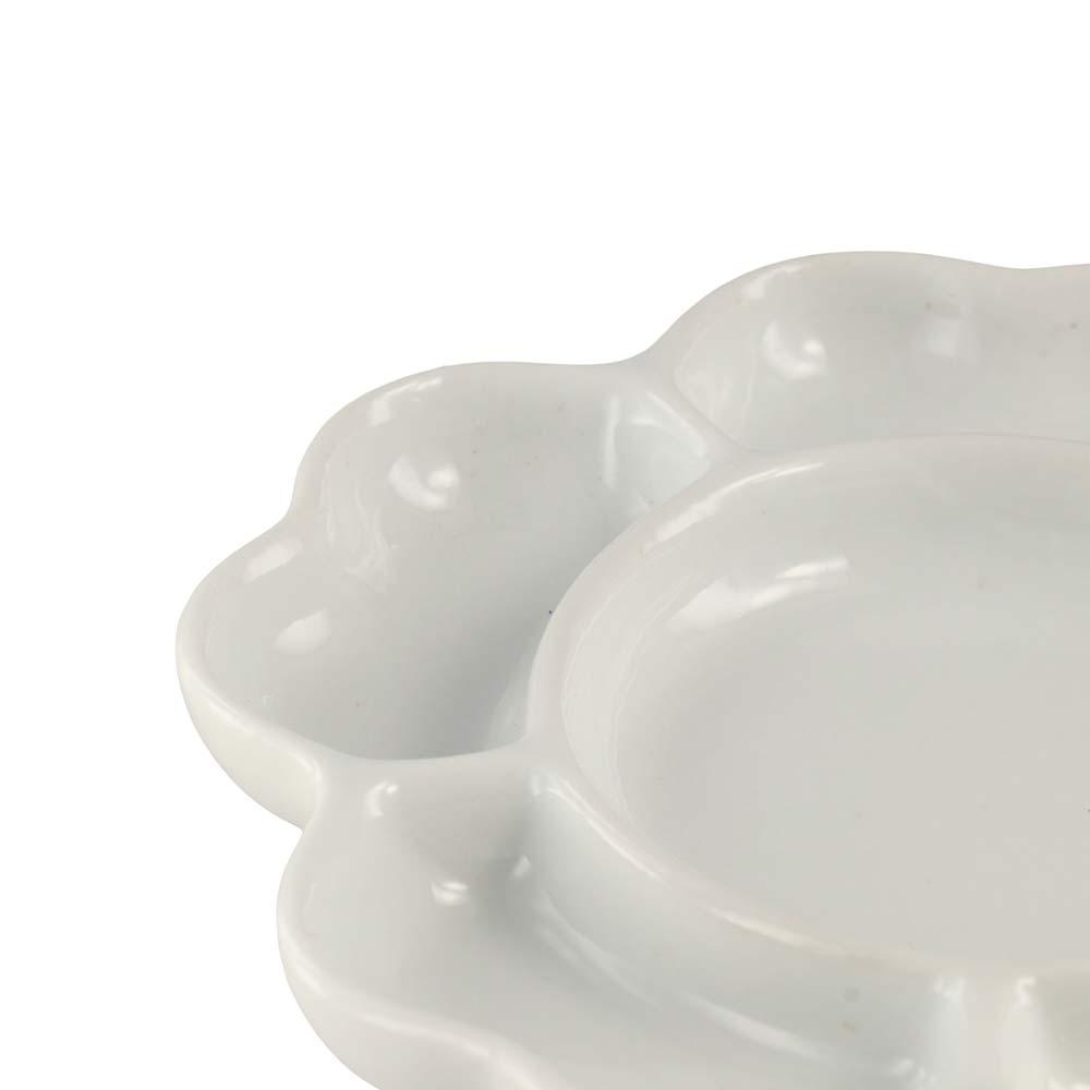 6/7 сетка фарфоровая палитра керамическая тарелка для краски цветущая слива палитра лоток для художника