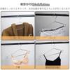MOSMEE Stainless Steel Wire Hangers for Coats 50 - Non-Slip, Rust-Resistant, Sturdy, Unbendable, Slim, 10/30/50 Pieces, 35cm/42cm/45cm Width, Skirts,