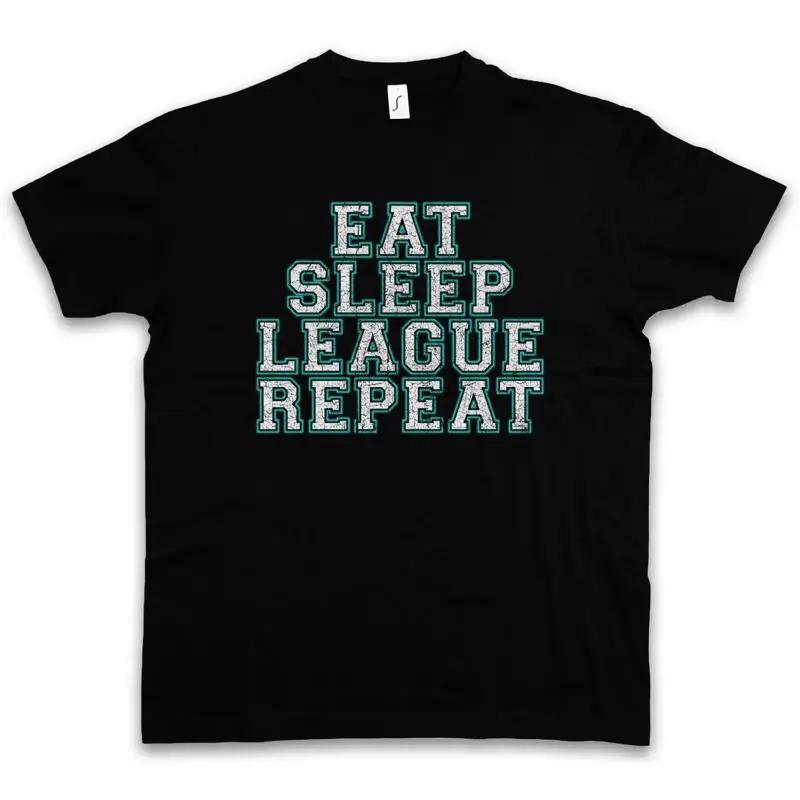 Eat Sleep League Repeat T Shirt Of Gamer Gaming Fun Legends Computer Scientist