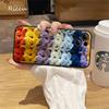 Мягкий чехол для iPhone 14 Granny Square, связанный крючком, для Iphone 15 14 11 12 Pro 8 7 14 15 Plus X 13 14 Pro MAX SE2020 XR XS Чехлы