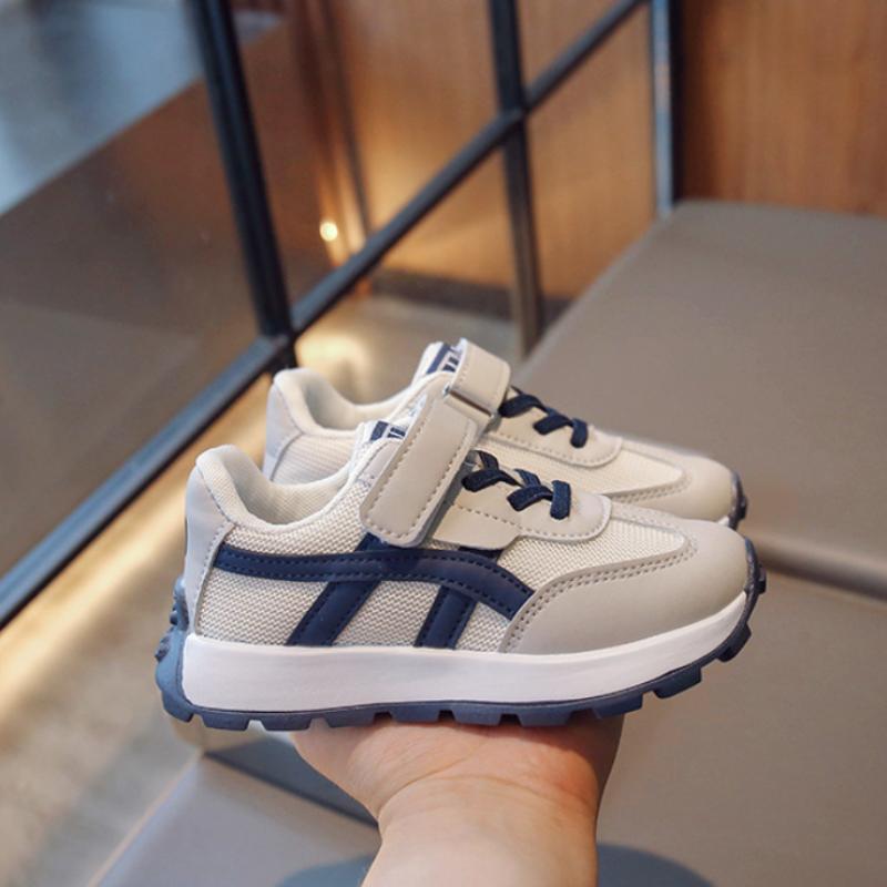 Корейские весенне-осенние новые универсальные кроссовки в западном стиле для мальчиков и девочек с мягкой подошвой и износостойкостью