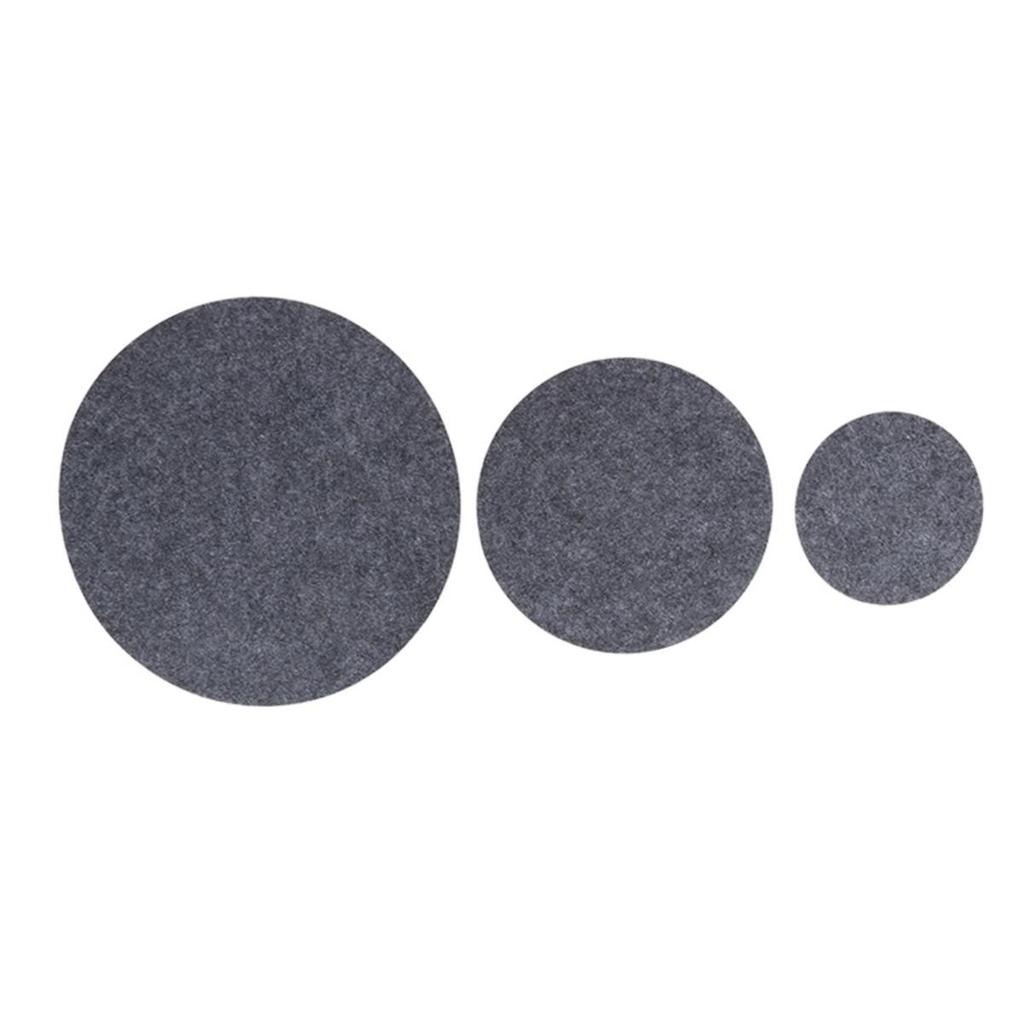 3 размера круглая подставка из фетра для обеденного стола защитная подкладка термостойкая подставка под чашку кофе чай кружка подставка для столовых приборов кухонные принадлежности