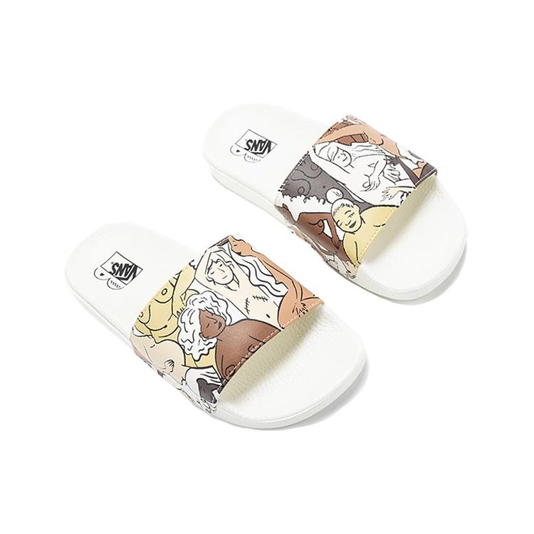 Шлепанцы CoppaFeel x Vans Slide-On Белые Мужские VN0004LGUS9