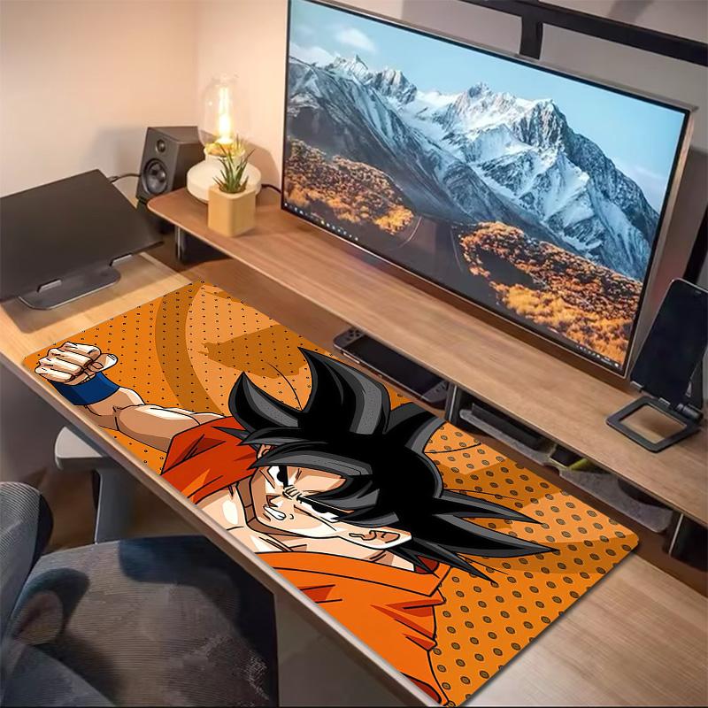 Подушка с принтом Dragon Ball Нескользящий Большой Коврик для Мыши/Ноутбука/Планшета XXL Коврик Игровой Коврик для Мини-ПК С заблокированным краем
