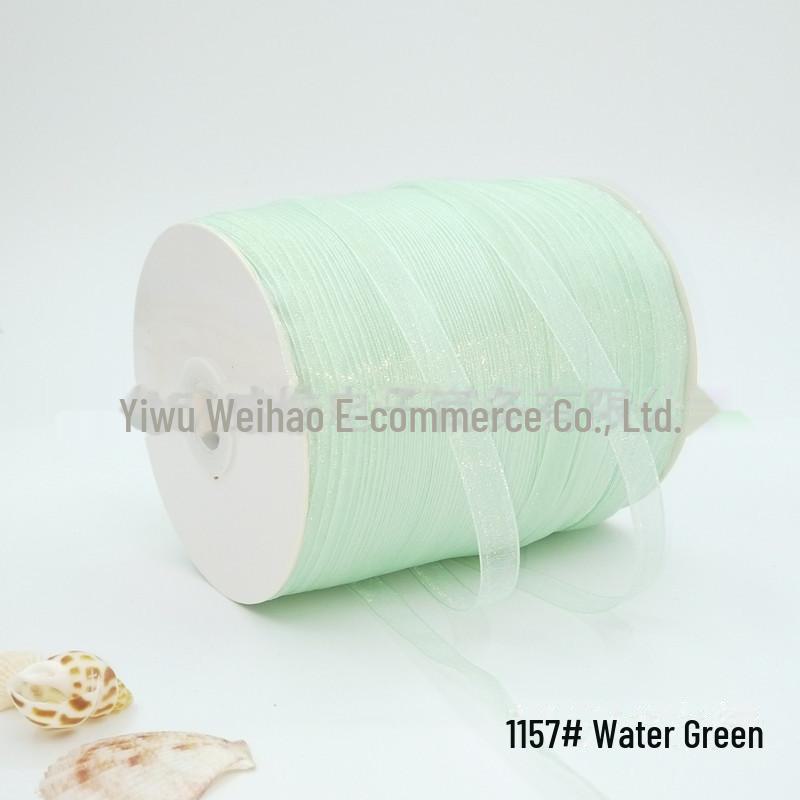 1 см прозрачная снежная пряжа лента для аксессуаров для волос и подарочных пакетов