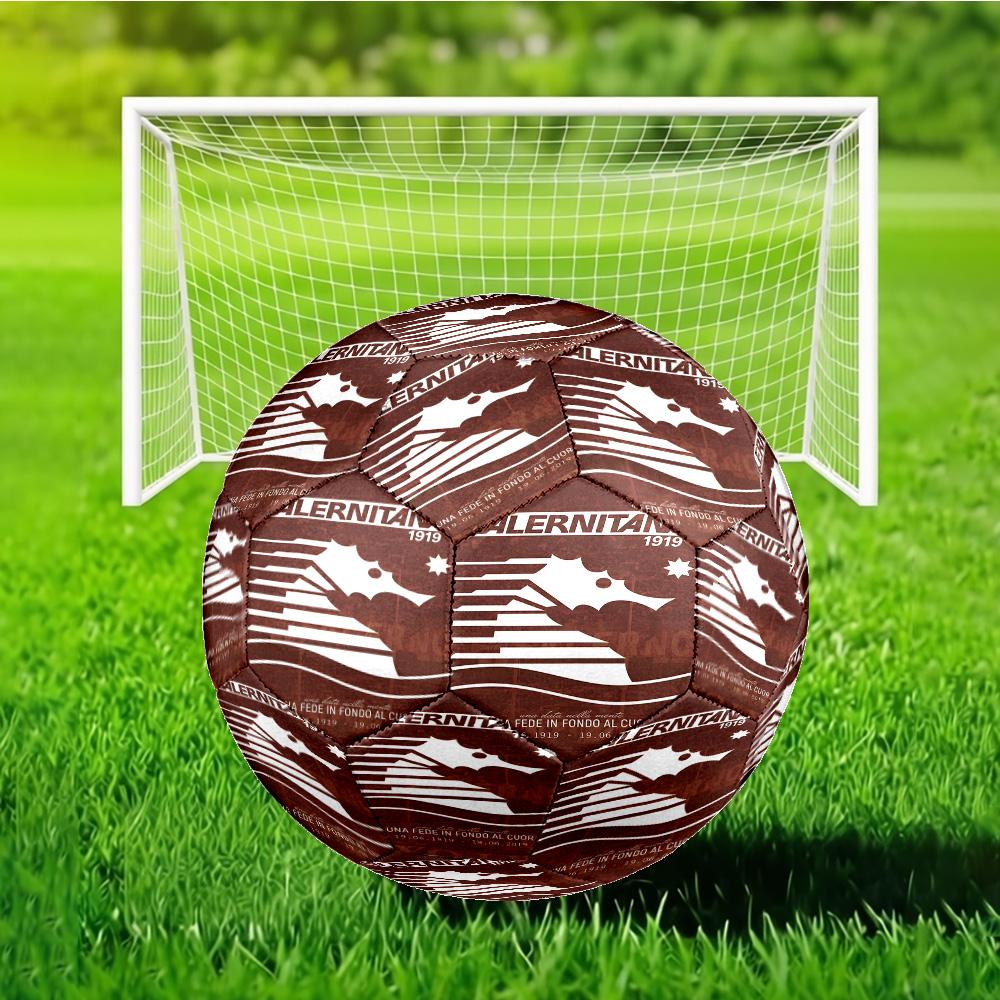 Salernitana Football Crest Soccer Ball Size 5 Soccer Ball, Machine-stitched, Soft and Comfortable, Suitable for Training and Matches Fan Gift