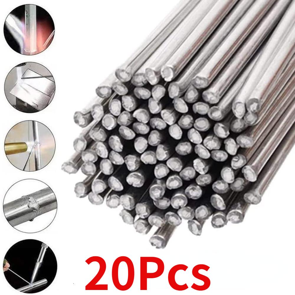 20 шт., универсальная низкотемпературная легкоплавкая алюминиевая сварочная проволока диаметром 33 см, порошковая проволока для припоя