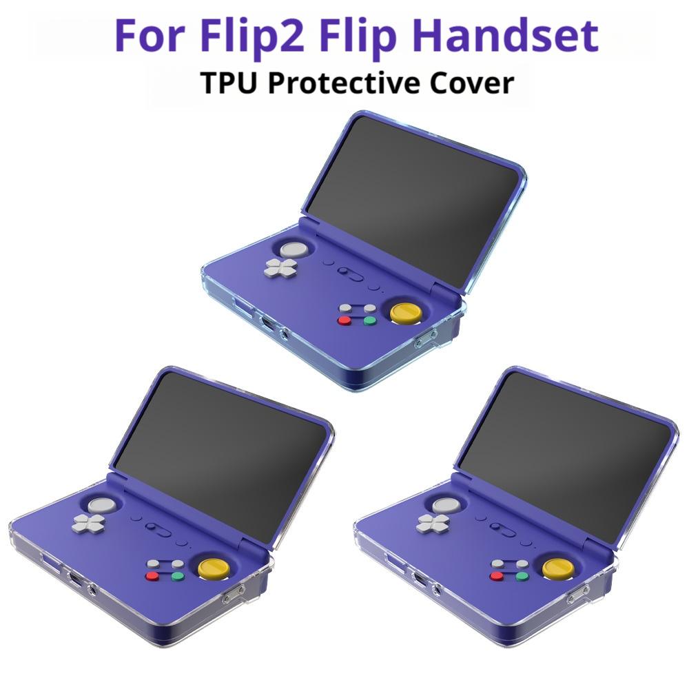 Чехол для Retroid Pocket Flip 2 Palm Phone, ТПУ, противоударная защитная крышка для Retroid Pocket Flip 2, аксессуары для игровой консоли
